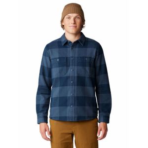 Camisa Manga Larga Hombre Plusher Azul Mountain Hardwear