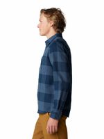 Camisa-Manga-Larga-Hombre-Plusher-Azul-Mountain-Hardwear