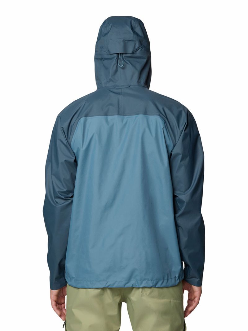 Impermeable Hombre Threshold Jacket Azul Mountain Hardwear