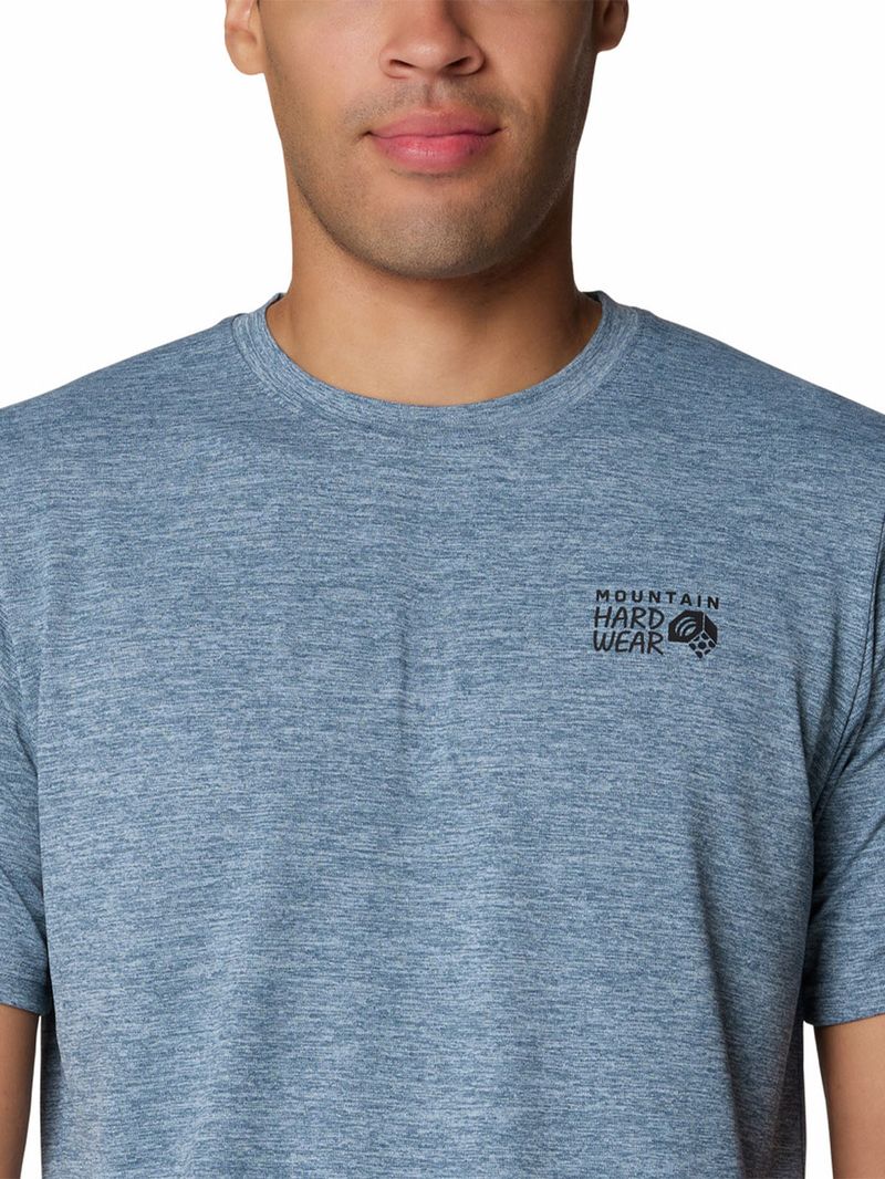 Polera Hombre Sunblocker Azul Mountain Hardwear