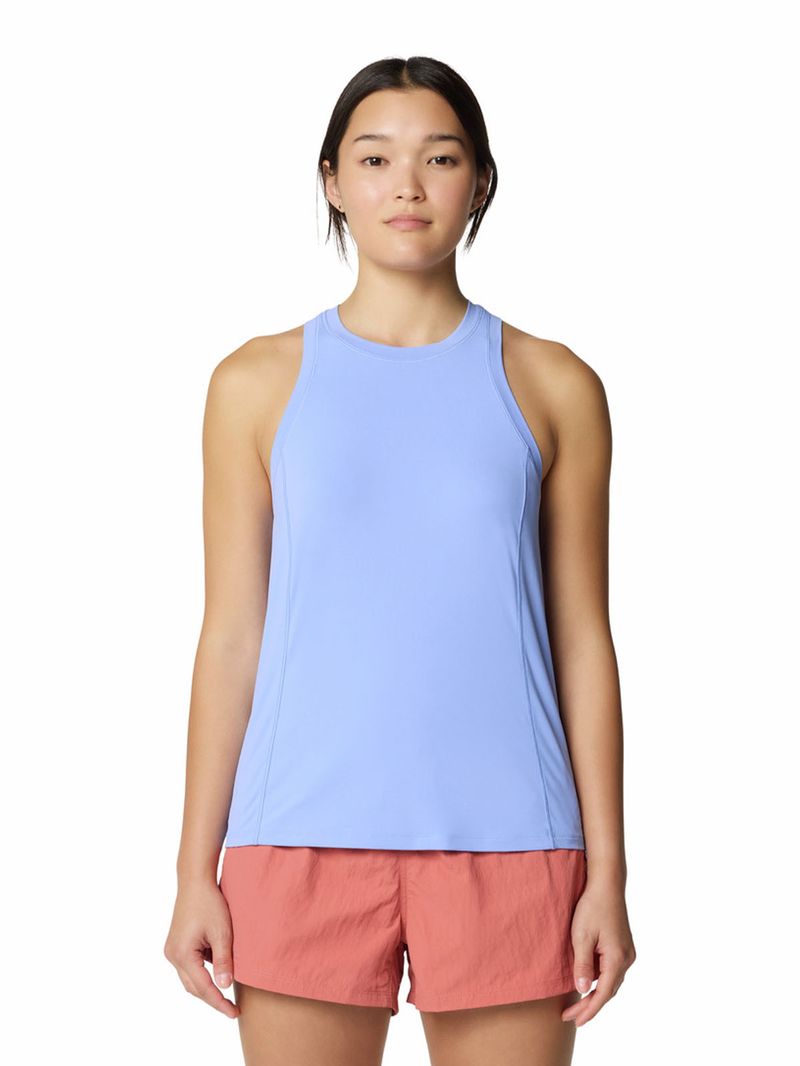 Polera Sin Mangas Mujer Crater Lake Tank Celeste Mountain Hardwear