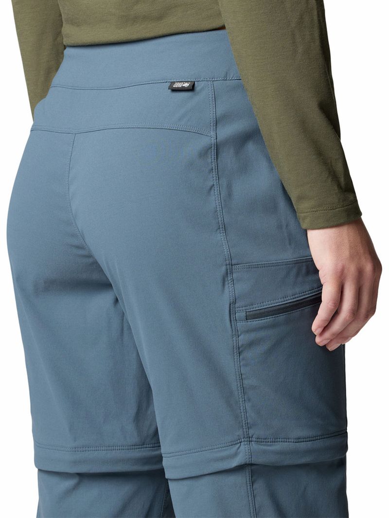 Pantalón Mujer Dynama Convertible Azul Mountain Hardwear