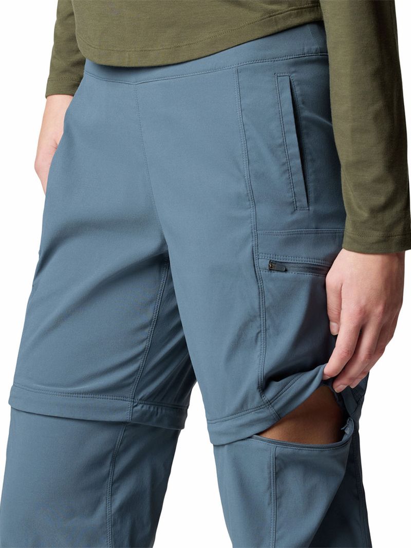 Pantalón Mujer Dynama Convertible Azul Mountain Hardwear
