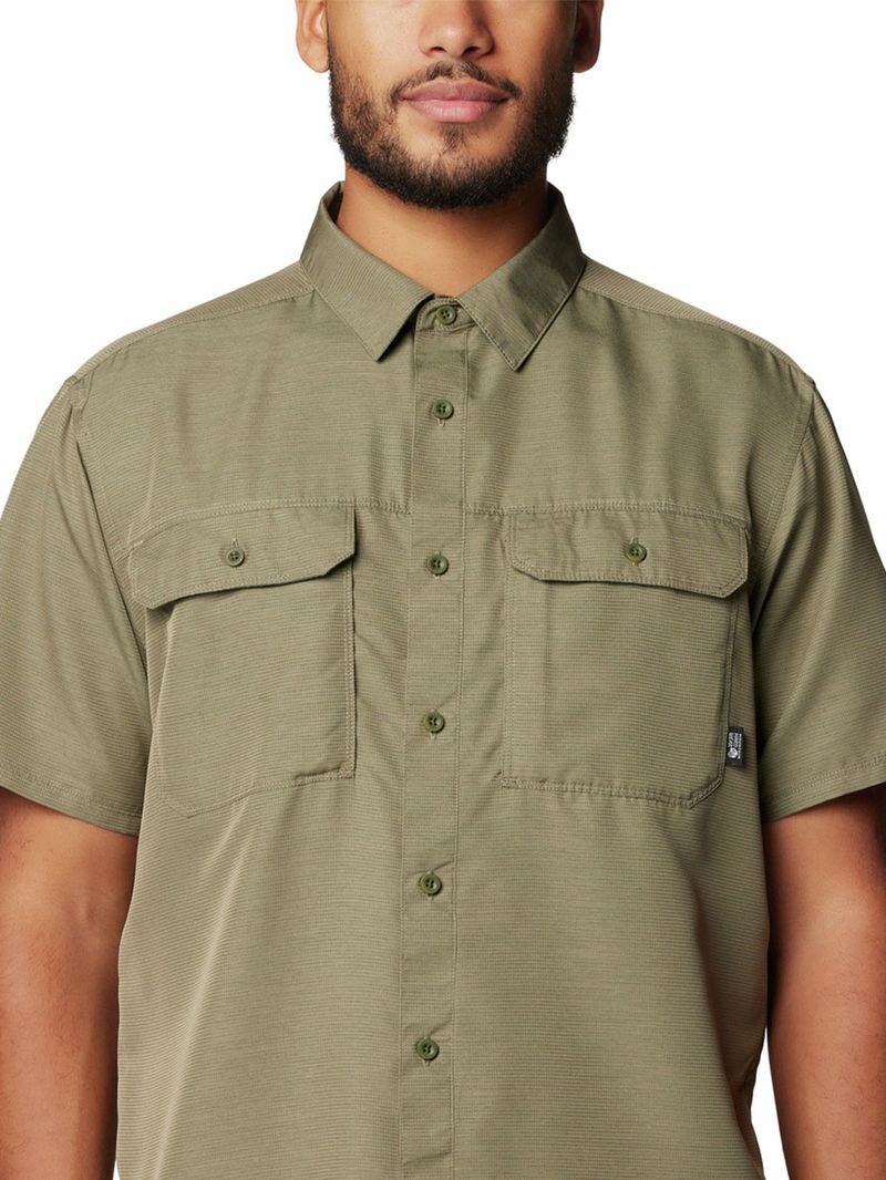 Camisa Manga Corta Hombre Canyon Verde Mountain Hardwear