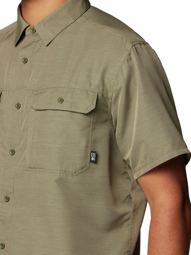 Camisa Manga Corta Hombre Canyon Verde Mountain Hardwear