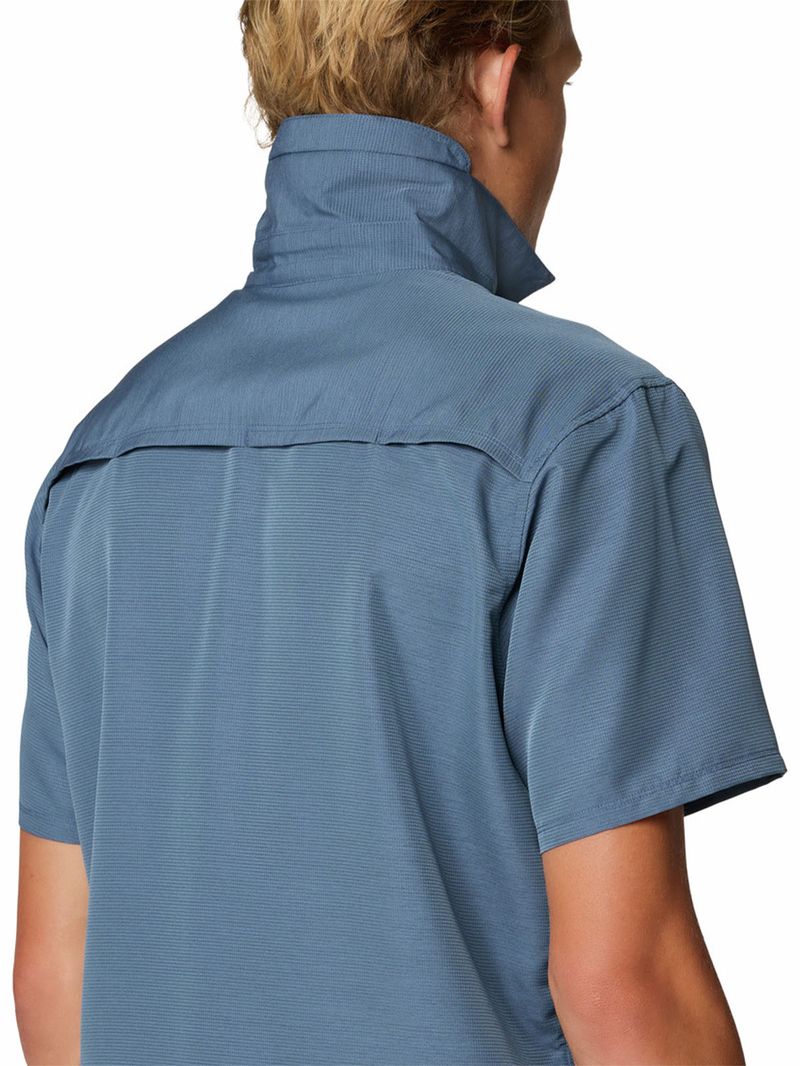 Camisa Manga Corta Hombre Canyon Azul Mountain Hardwear