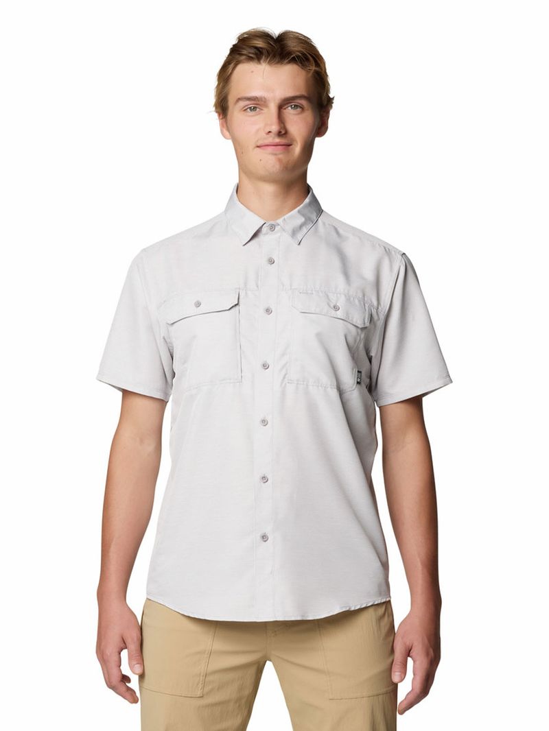 Camisa Manga Corta Hombre Canyon Blanco Mountain Hardwear