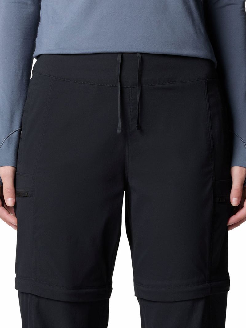 Pantalón Mujer Dynama Convertible Negro Mountain Hardwear