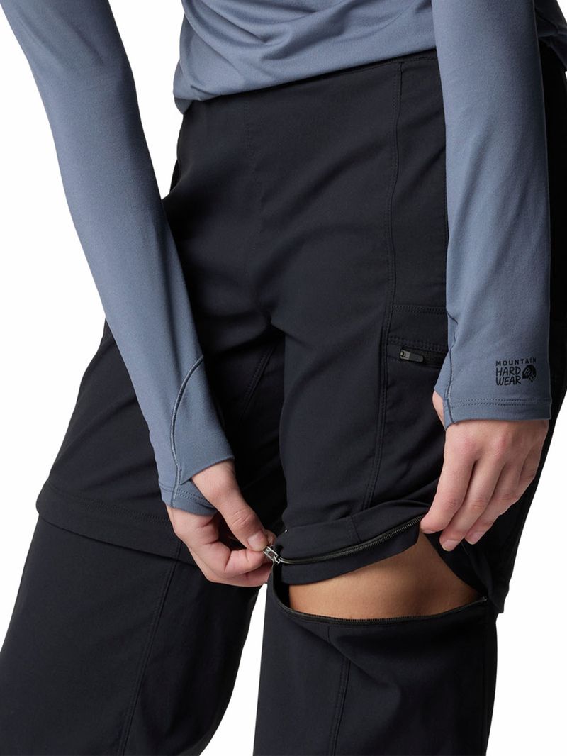 Pantalón Mujer Dynama Convertible Negro Mountain Hardwear