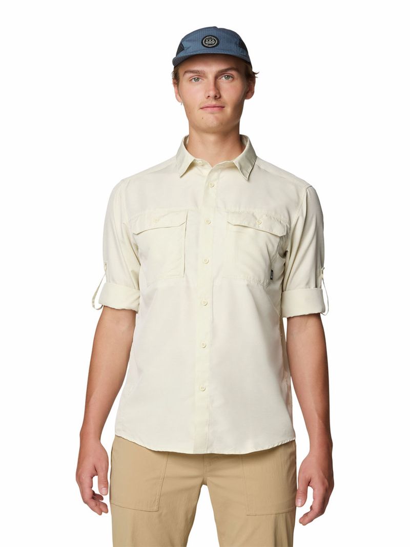 Camisa Manga Corta Hombre Canyon Beige Mountain Hardwear