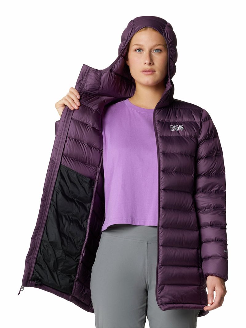Parka Mujer Tiberondack Down Morado Mountain Hardwear