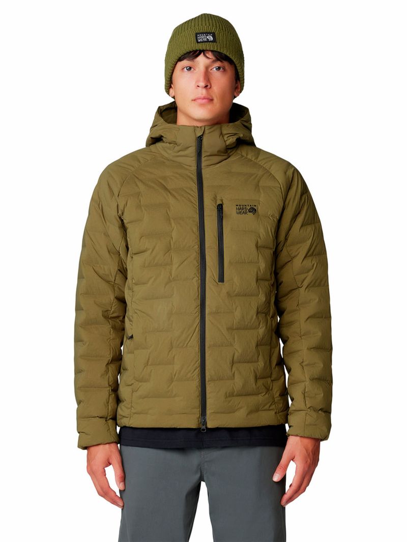 Parka Hombre Stretchdown Hoody Verde Mountain Hardwear