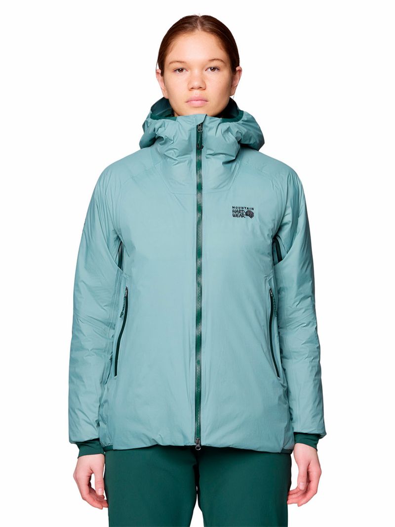 Parka Mujer Storm Whisperer Azul Mountain Hardwear