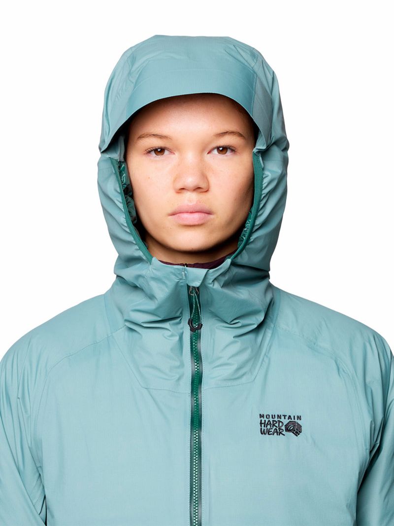 Parka Mujer Storm Whisperer Azul Mountain Hardwear