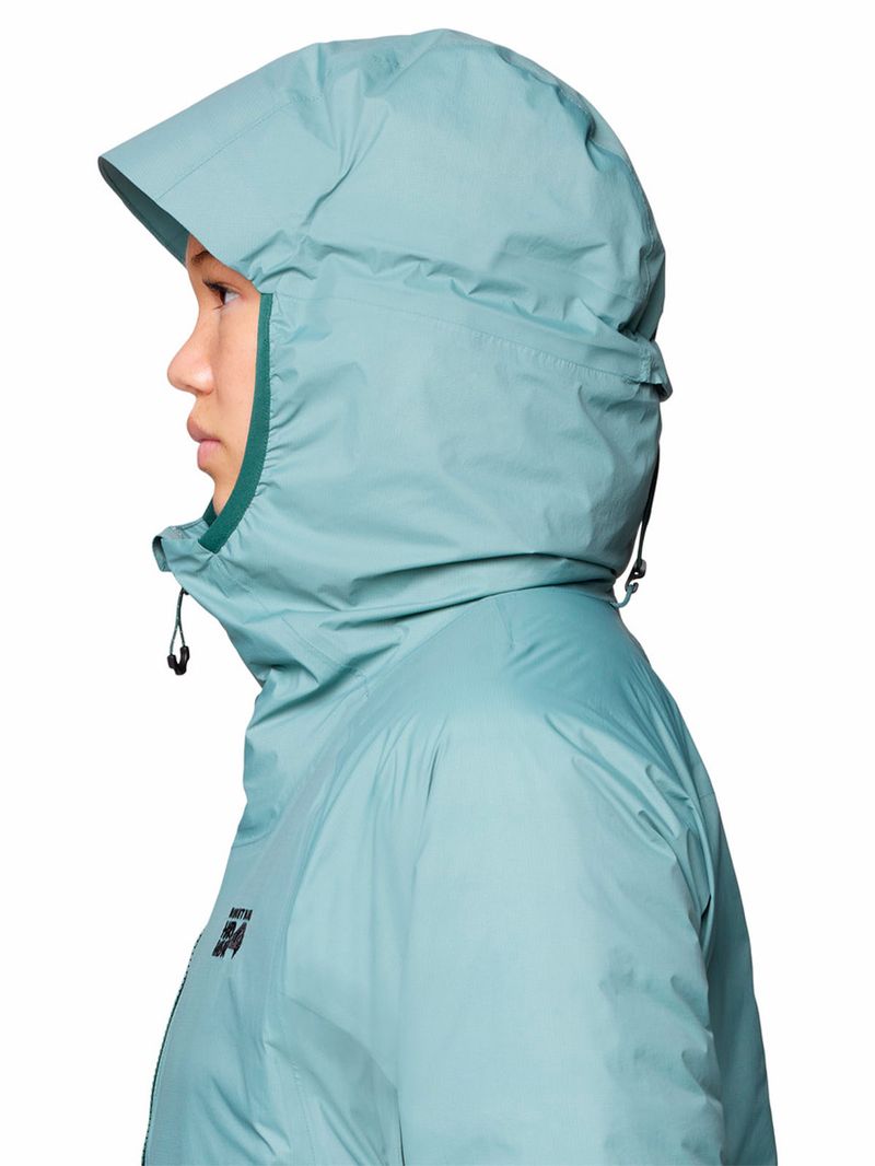 Parka Mujer Storm Whisperer Azul Mountain Hardwear