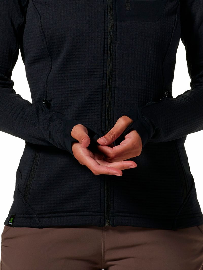 Polar Mujer Polartec Power Grid Negro Mountain Hardwear