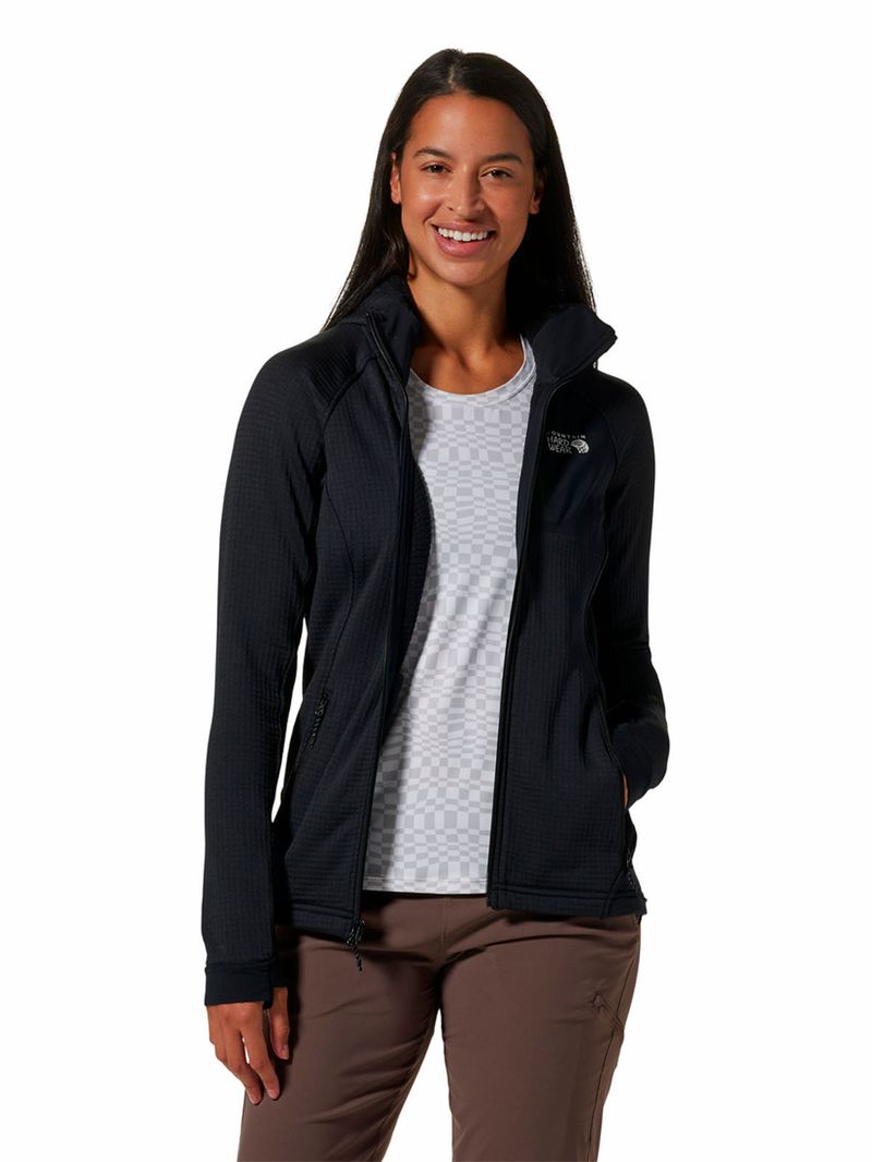Polar Mujer Polartec Power Grid Negro Mountain Hardwear