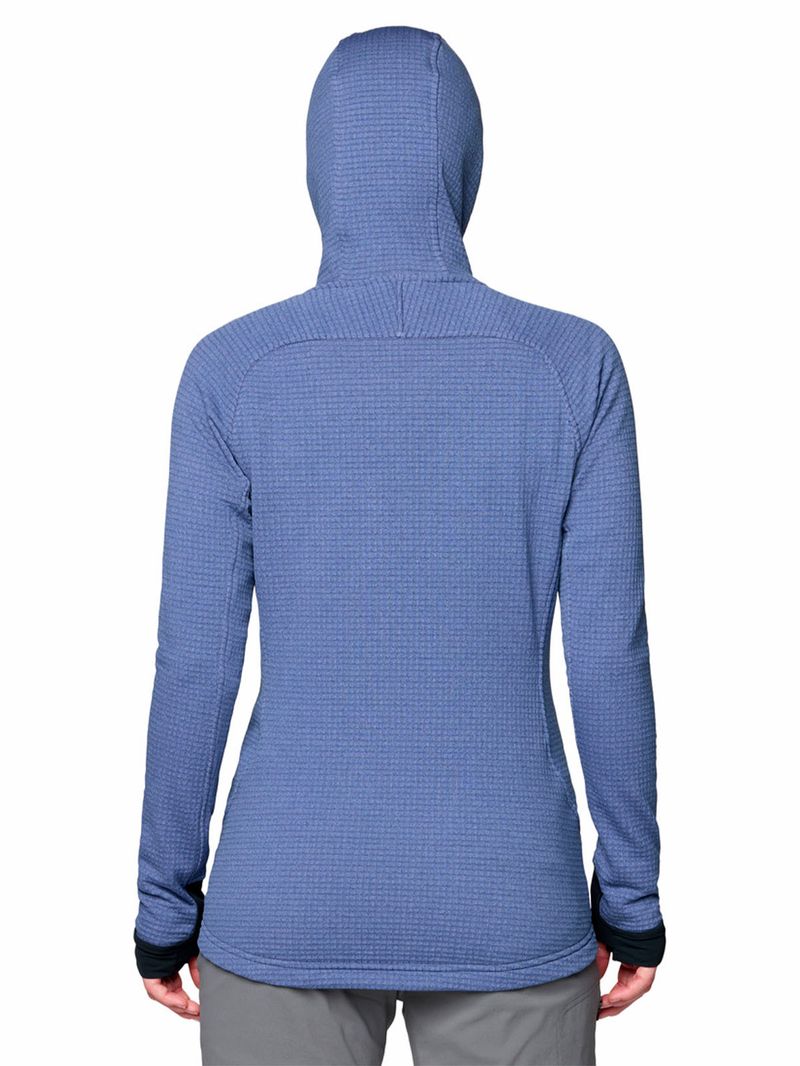 Polar Mujer Polartec Power Grid Azul Mountain Hardwear