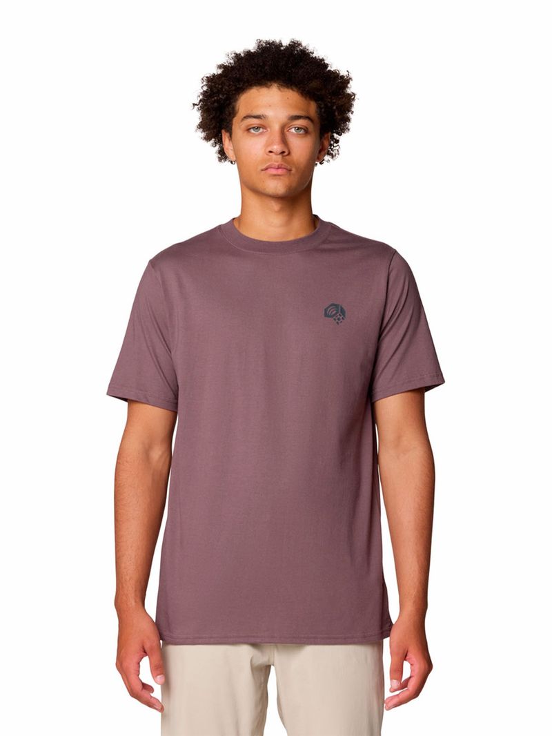 Polera Manga Corta Hombre Circle Café Mountain Hardwear