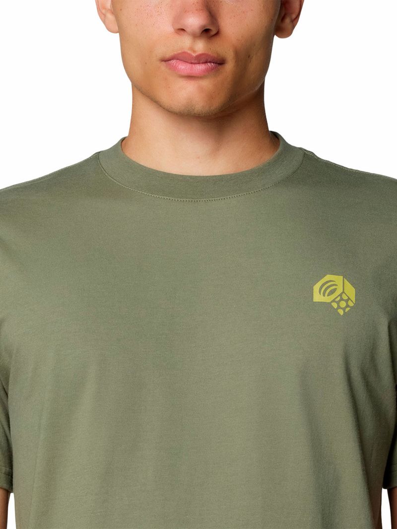 Polera Manga Corta Hombre Circle Verde Mountain Hardwear