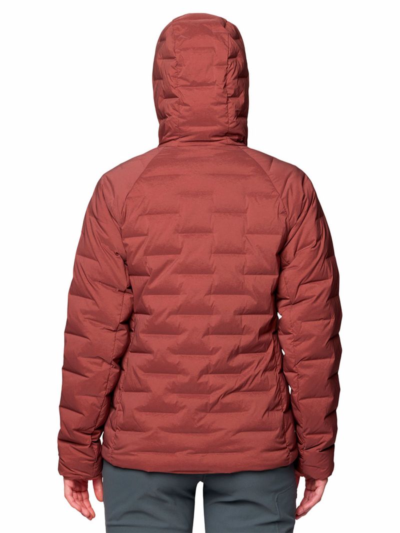 Parka Mujer Stretchdown Hoody Rojo Mountain Hardwear