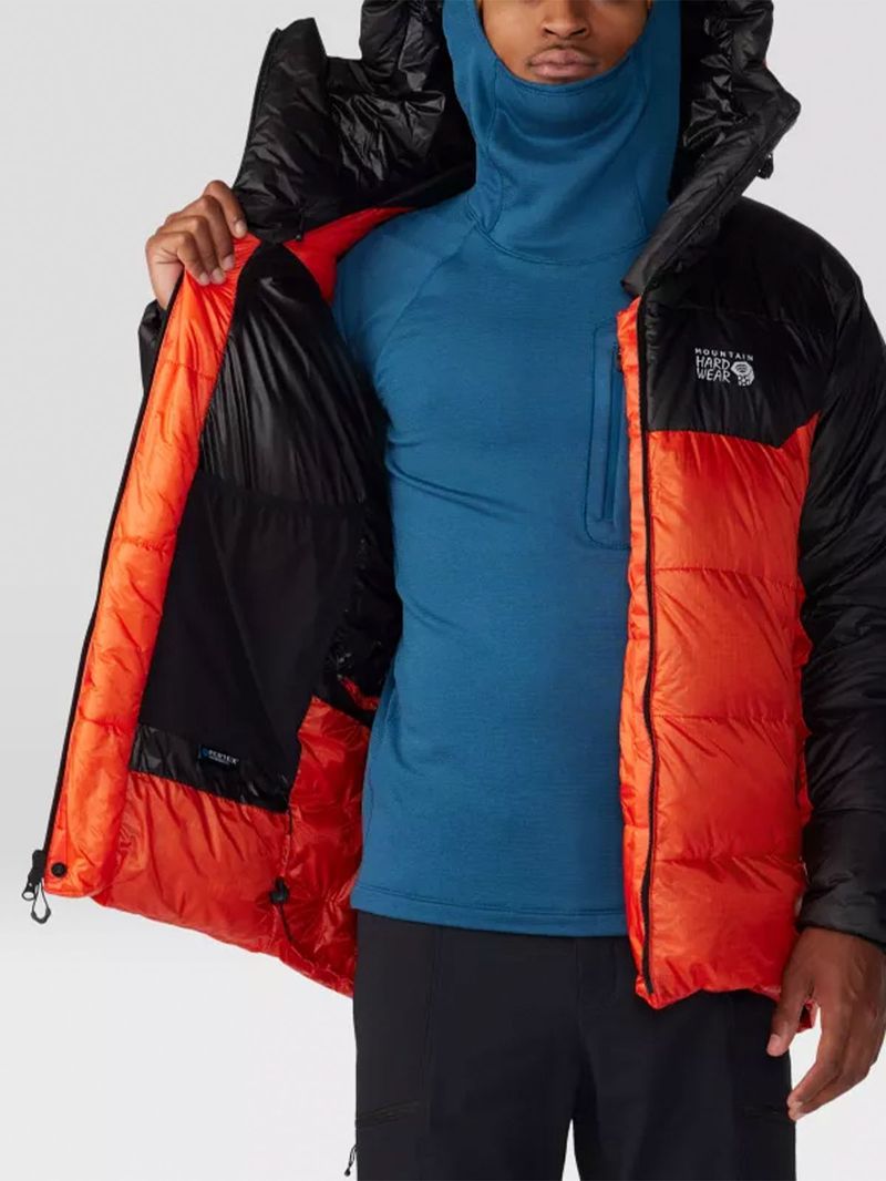Parka de Pluma Hombre Phantom Naranjo Mountain Hardwear