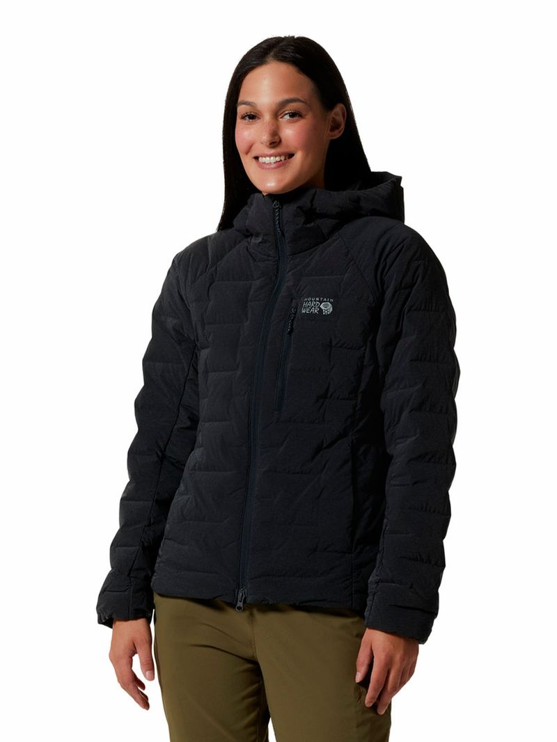 Parka Mujer Stretchdown Hoody Gris Mountain Hardwear