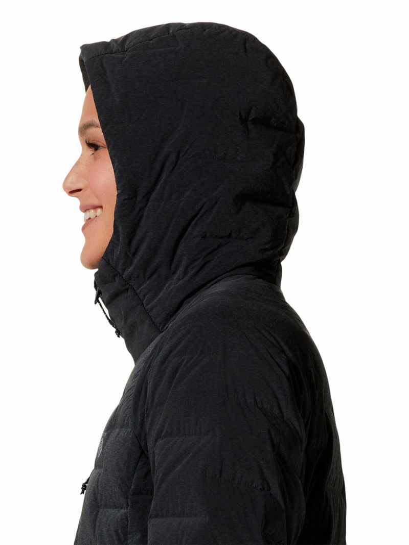 Parka Mujer Stretchdown Hoody Gris Mountain Hardwear