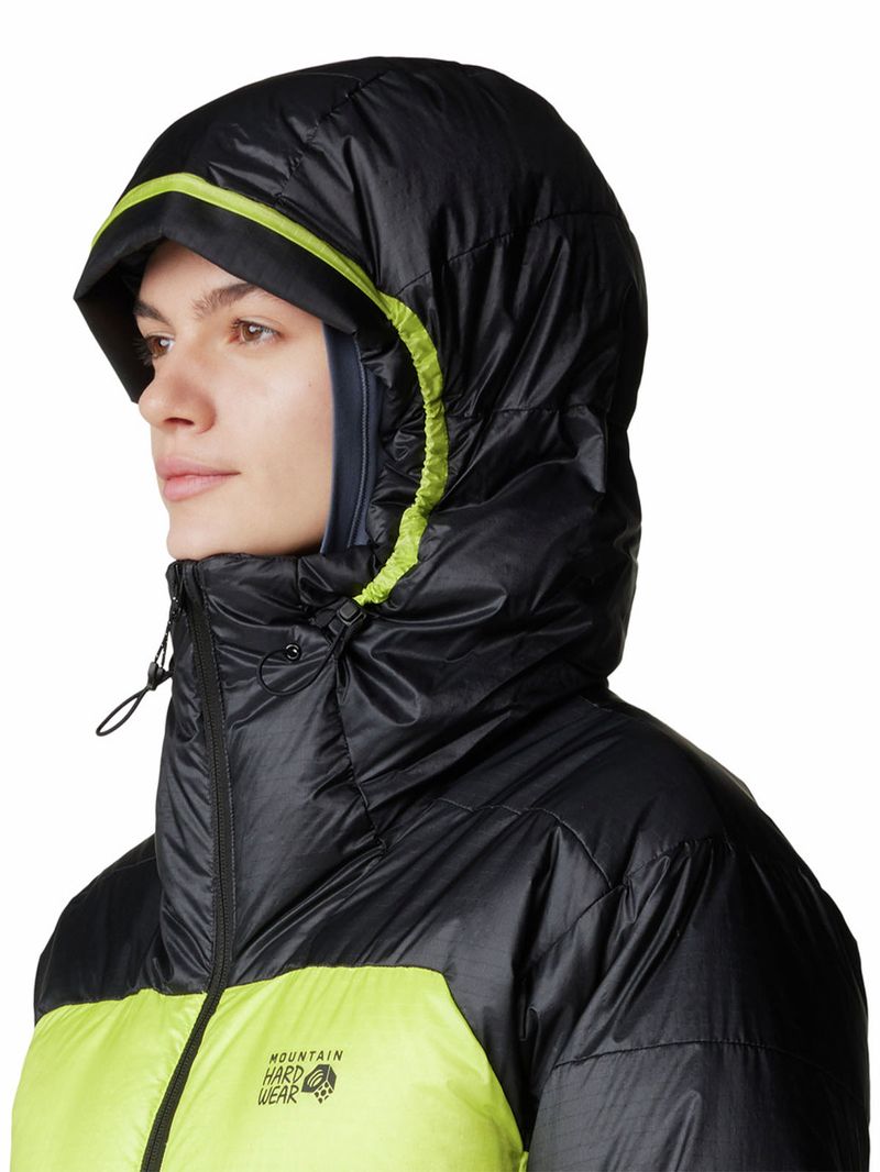 Parka de Pluma Mujer Phantom Amarillo Mountain Hardwear