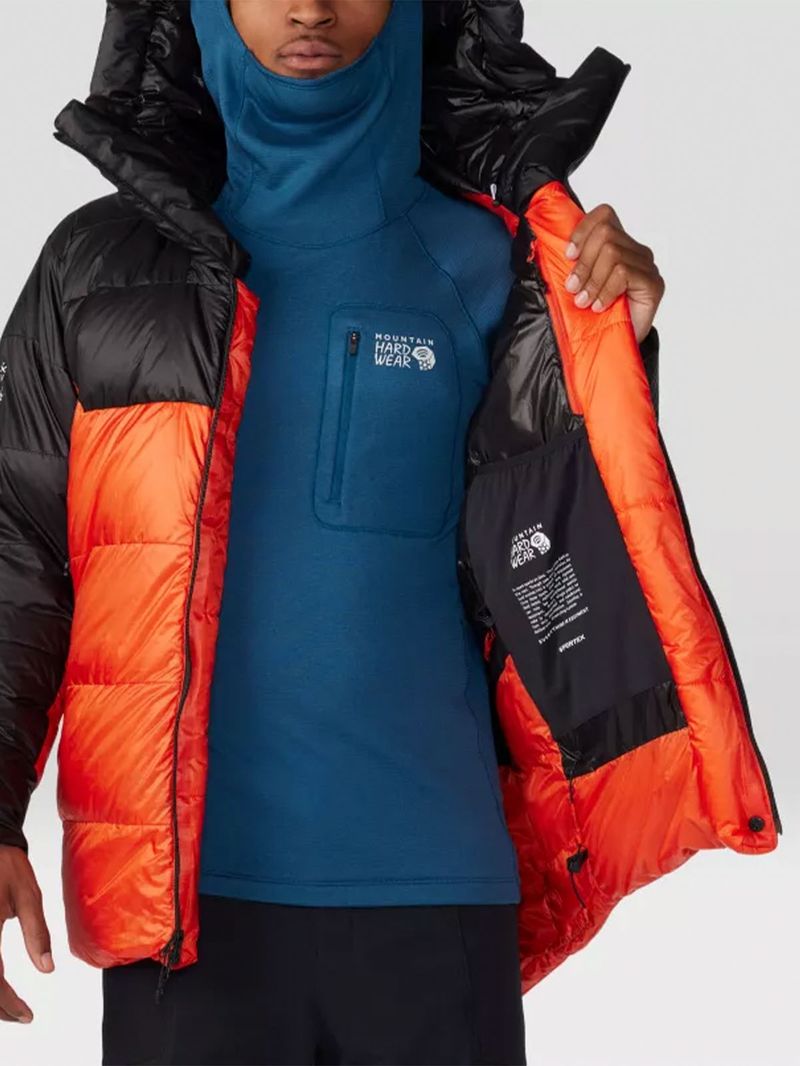 Parka de Pluma Hombre Phantom Naranjo Mountain Hardwear