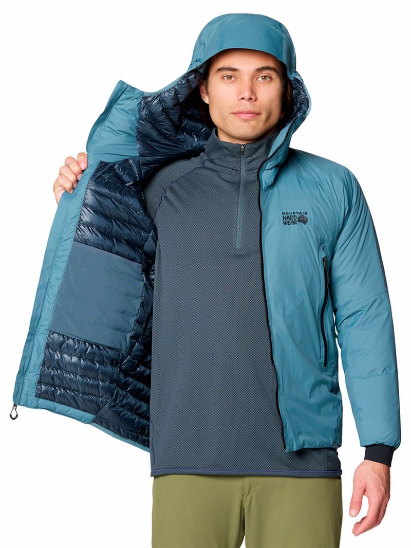 Parka Hombre Storm Whisperer Azul Mountain Hardwear