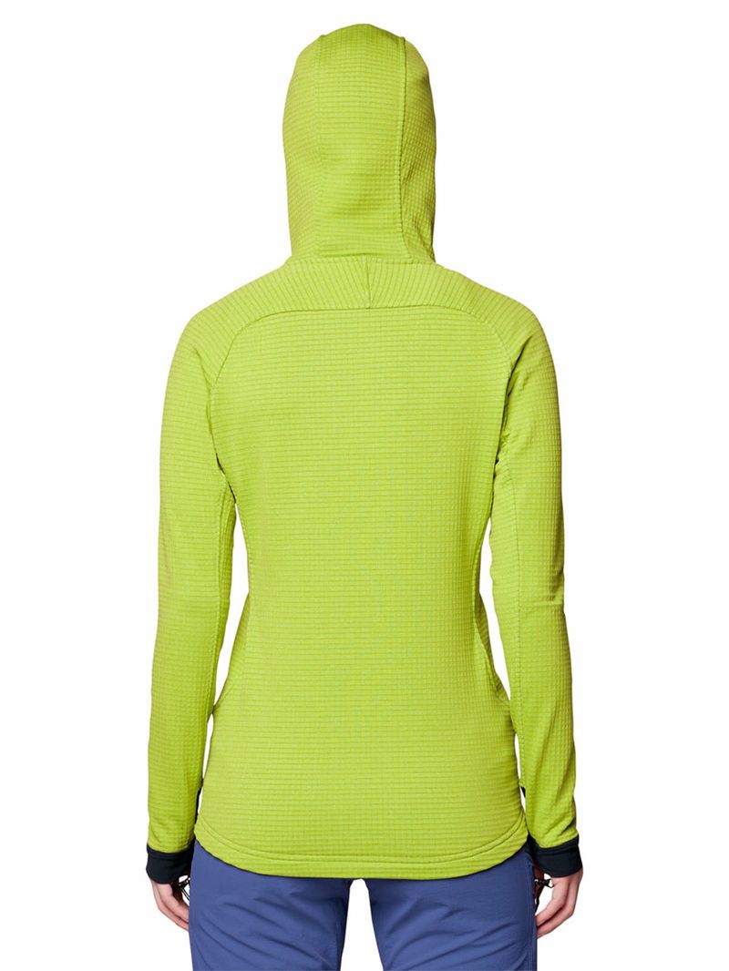 Polar Mujer Polartec Power Grid Verde Mountain Hardwear