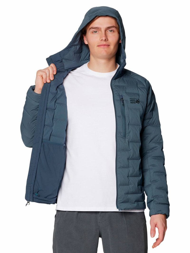 Parka Hombre Stretchdown Hoody Azul Mountain Hardwear