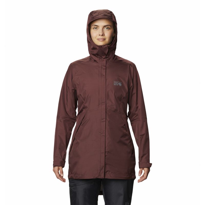 Cortaviento Mujer Acadia Gris Mountain Hardwear