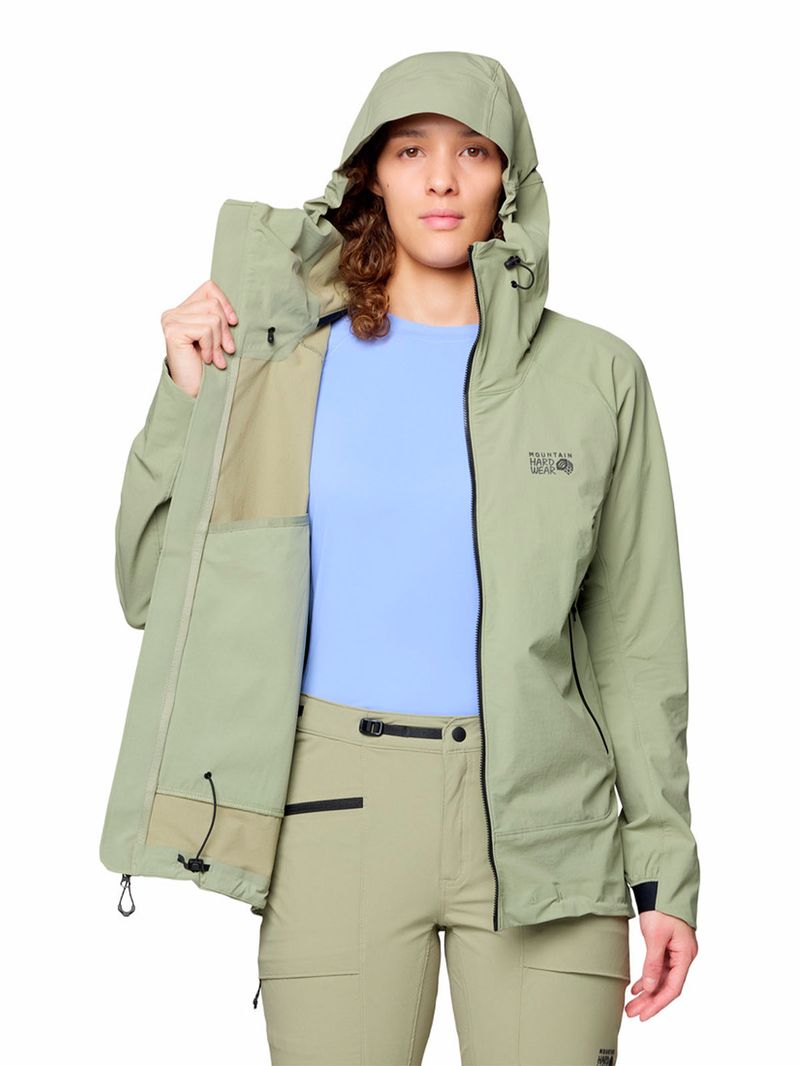 Cortaviento Mujer Chockstone Alpine Light Verde Mountain Hardwear