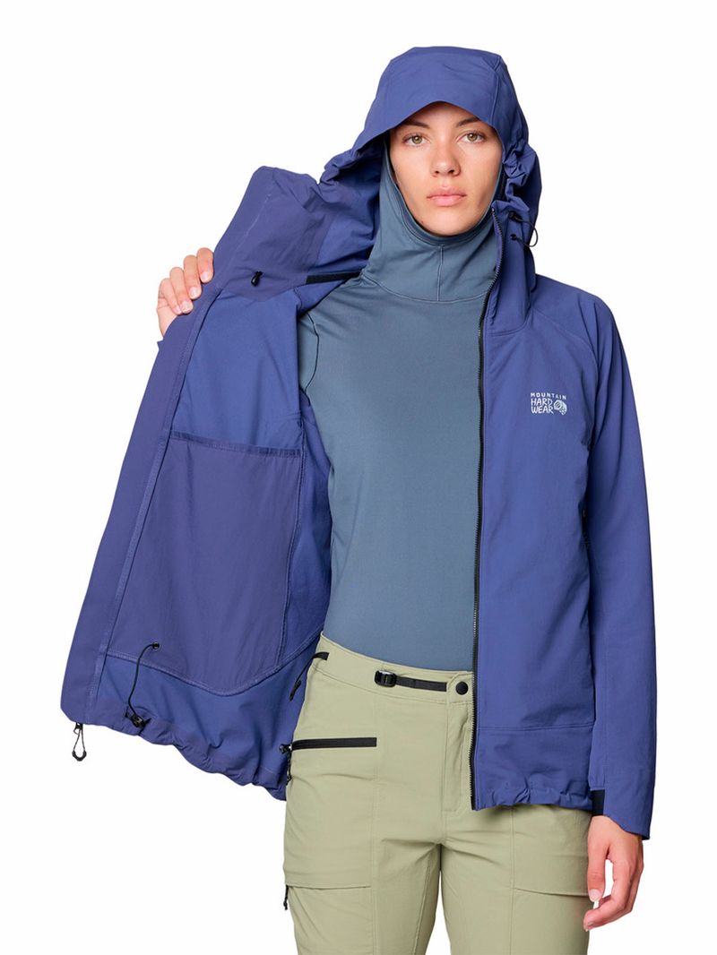 Cortaviento Mujer Chockstone Alpine Light Azul Mountain Hardwear