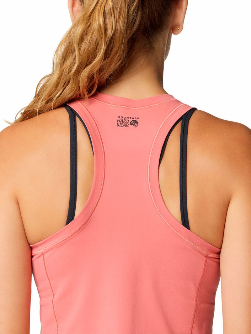 Polera Mujer Stretch Tanklette Café Mountain Hardwear