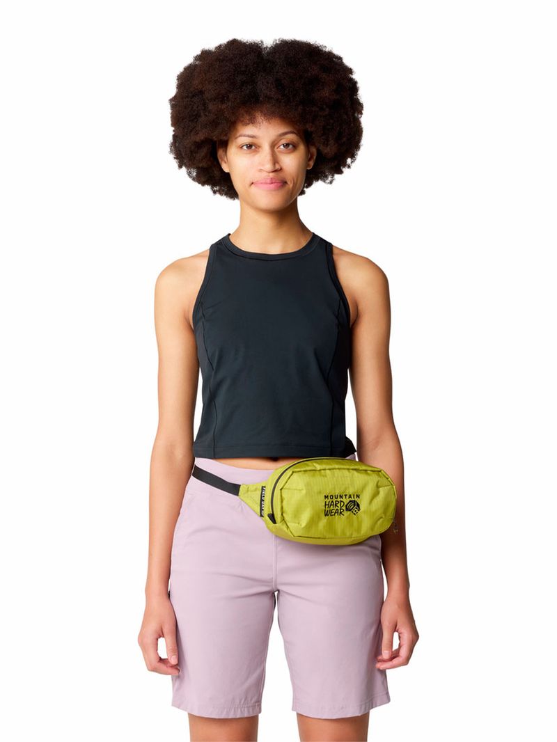 Polera Mujer Stretch Tanklette Negro Mountain Hardwear