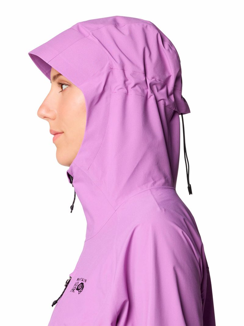 Cortaviento Mujer Stretch Morado Mountain Hardwear