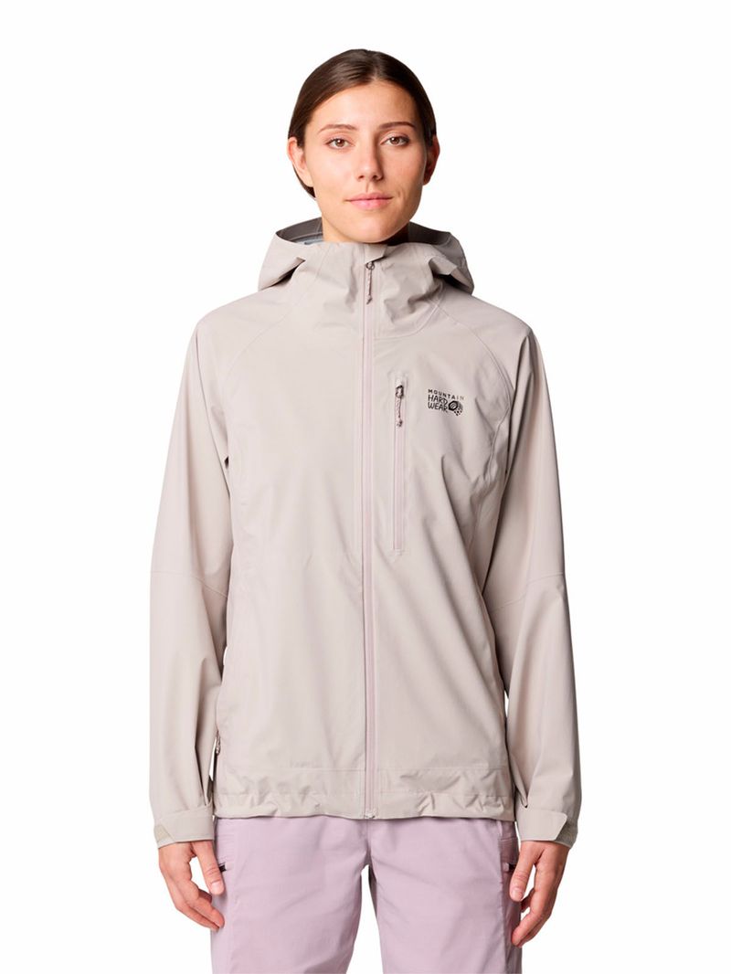 Cortaviento Mujer Stretch Ozonic Café Mountain Hardwear