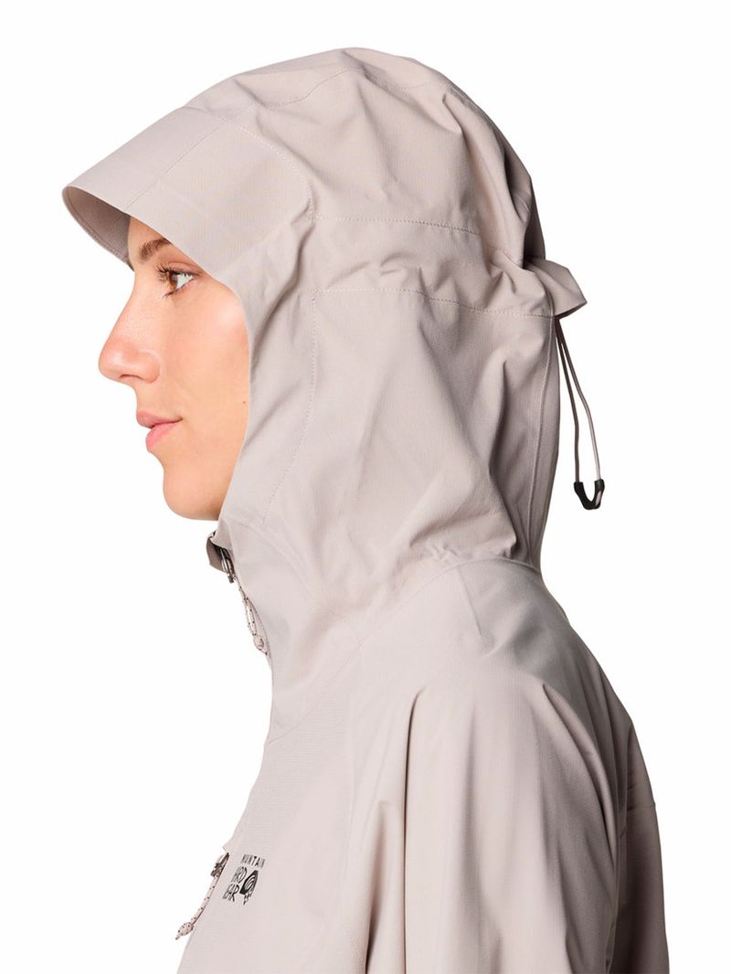 Cortaviento Mujer Stretch Ozonic Café Mountain Hardwear