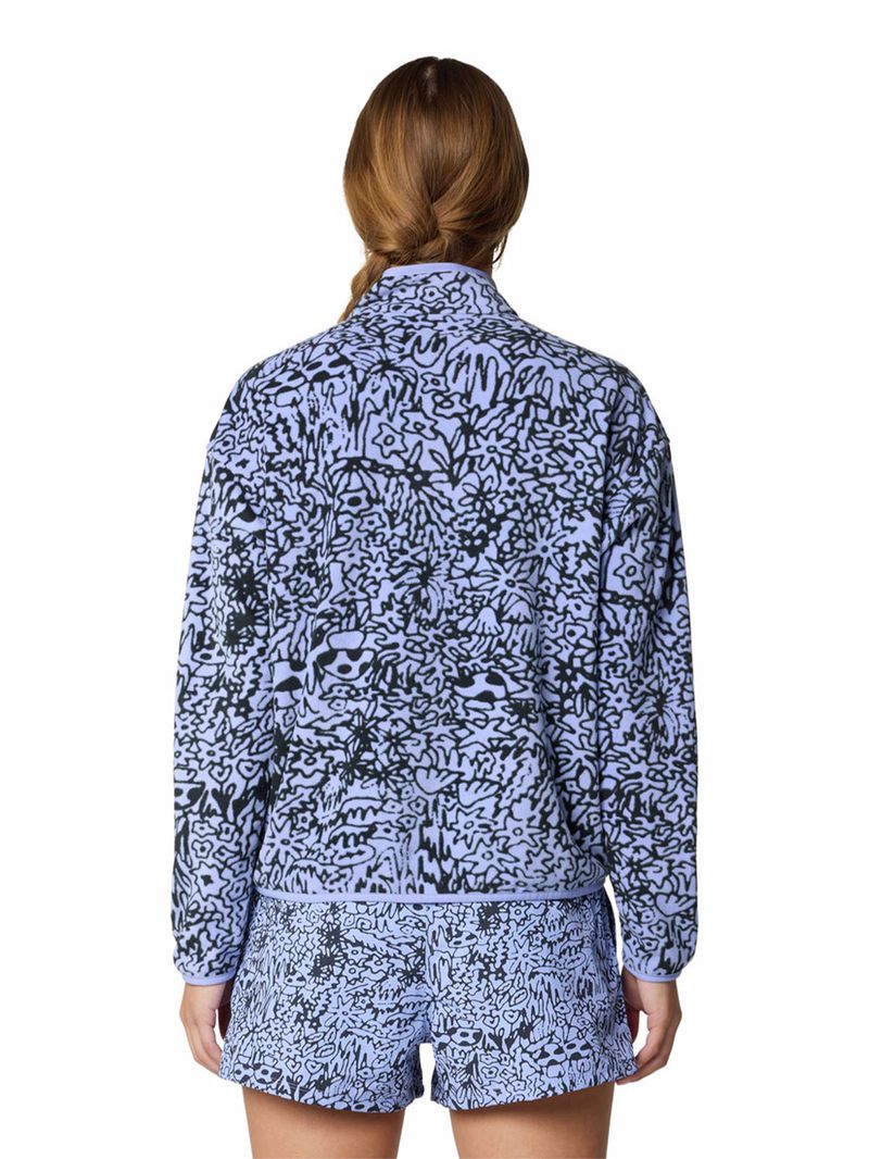 Polar Mujer Microchill Half Zip Blanco Mountain Hardwear