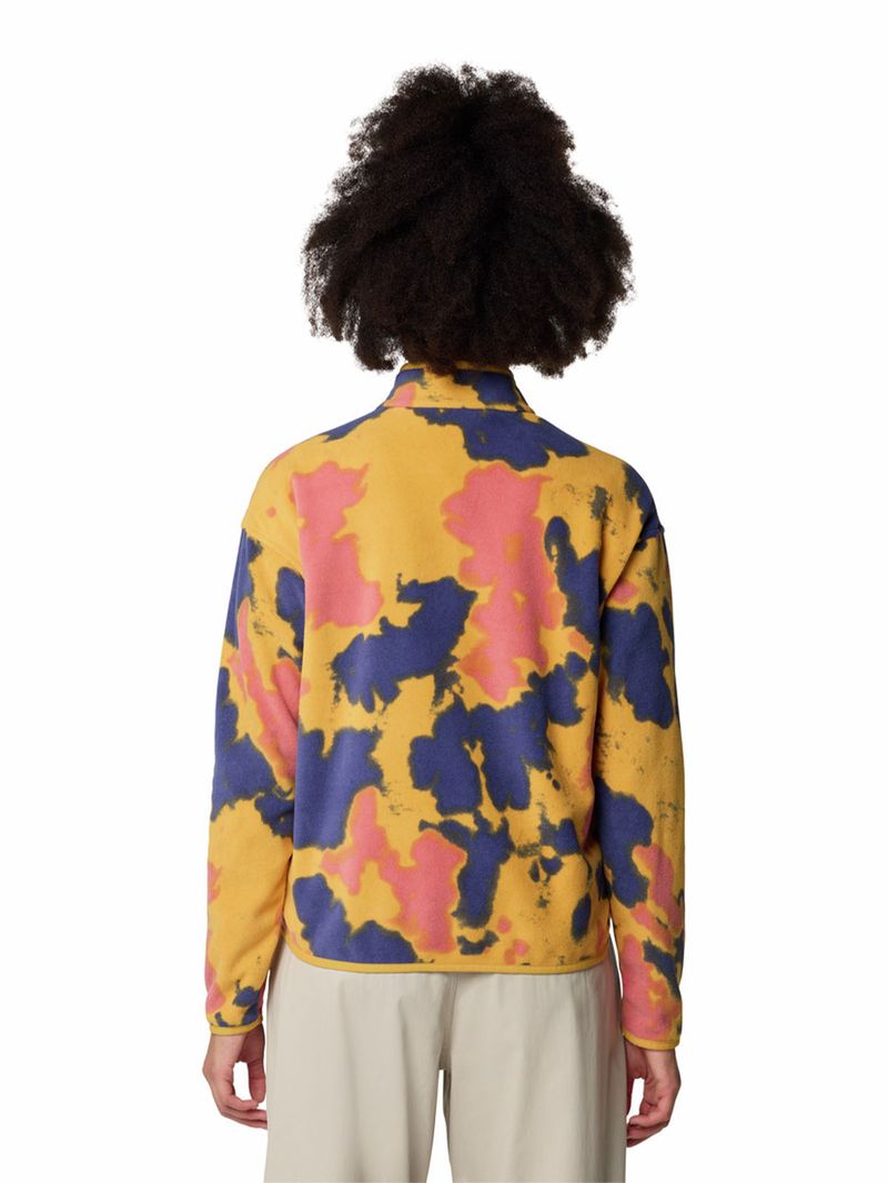 Polar Mujer Microchill Half Zip Amarillo Mountain Hardwear
