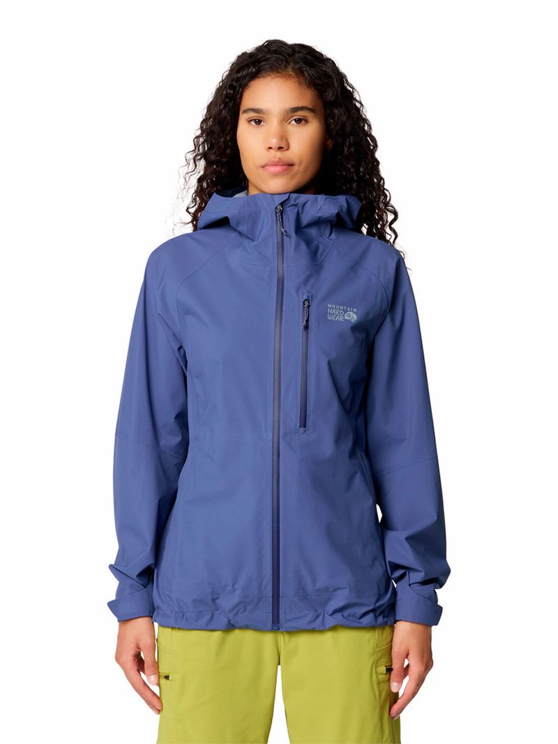 Cortaviento Mujer Stretch Ozonic Azul Mountain Hardwear