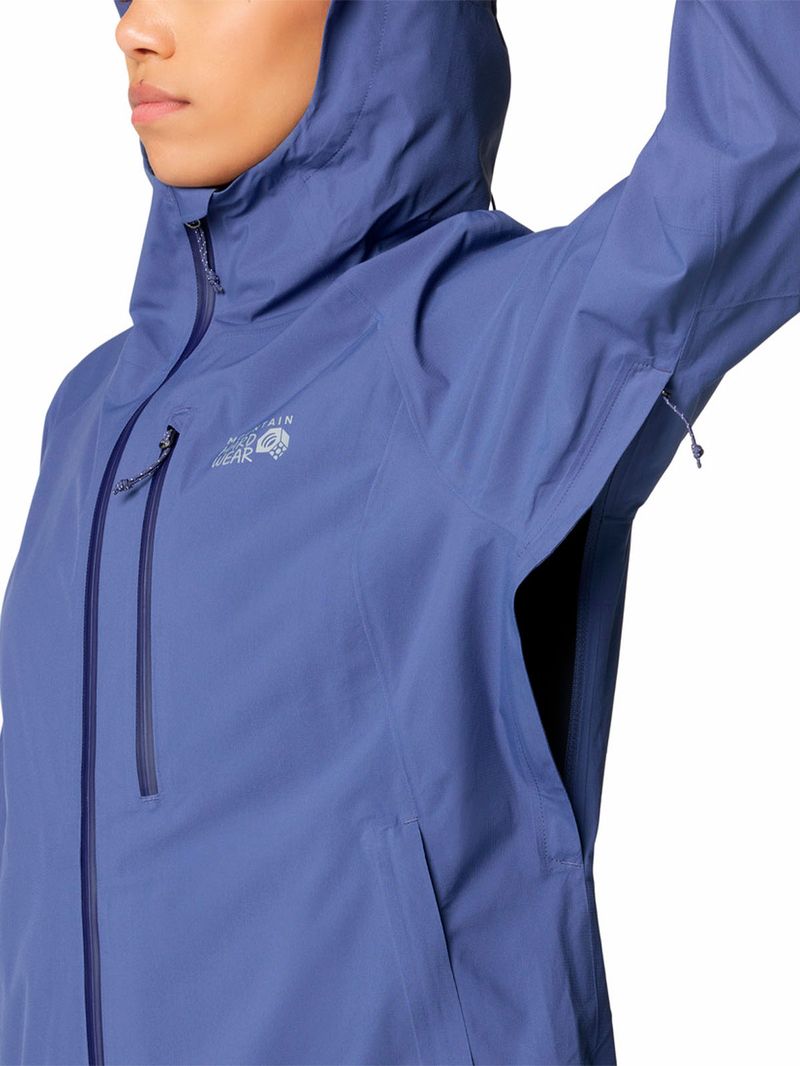 Cortaviento Mujer Stretch Ozonic Azul Mountain Hardwear