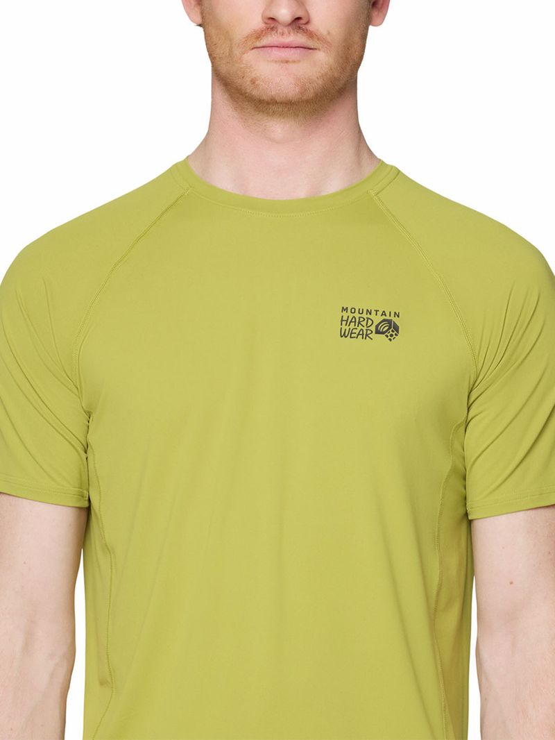 Polera Manga Corta Hombre Crater Lake  Verde Mountain Hardwear