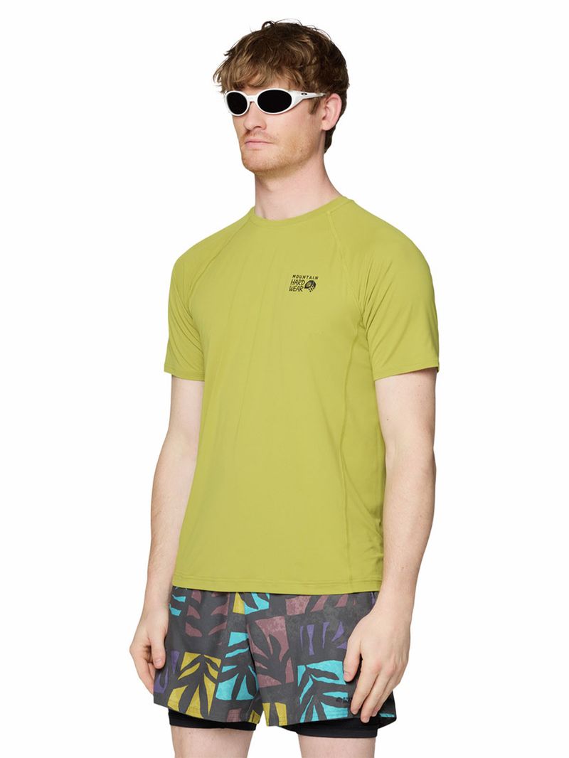 Polera Manga Corta Hombre Crater Lake  Verde Mountain Hardwear