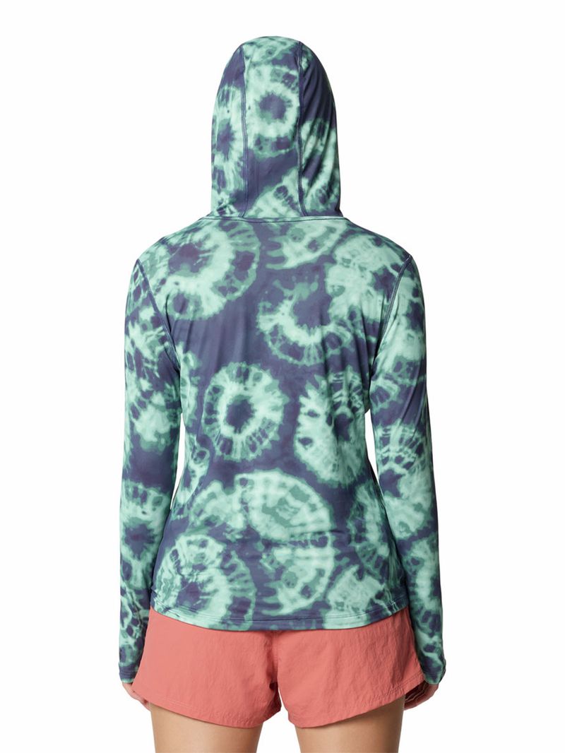 Polera Manga Larga Mujer Crater Lake Azul Mountain Hardwear