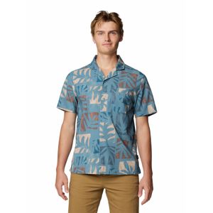 Camisa Manga Corta Trail Sender Azul Mountain Hardwear