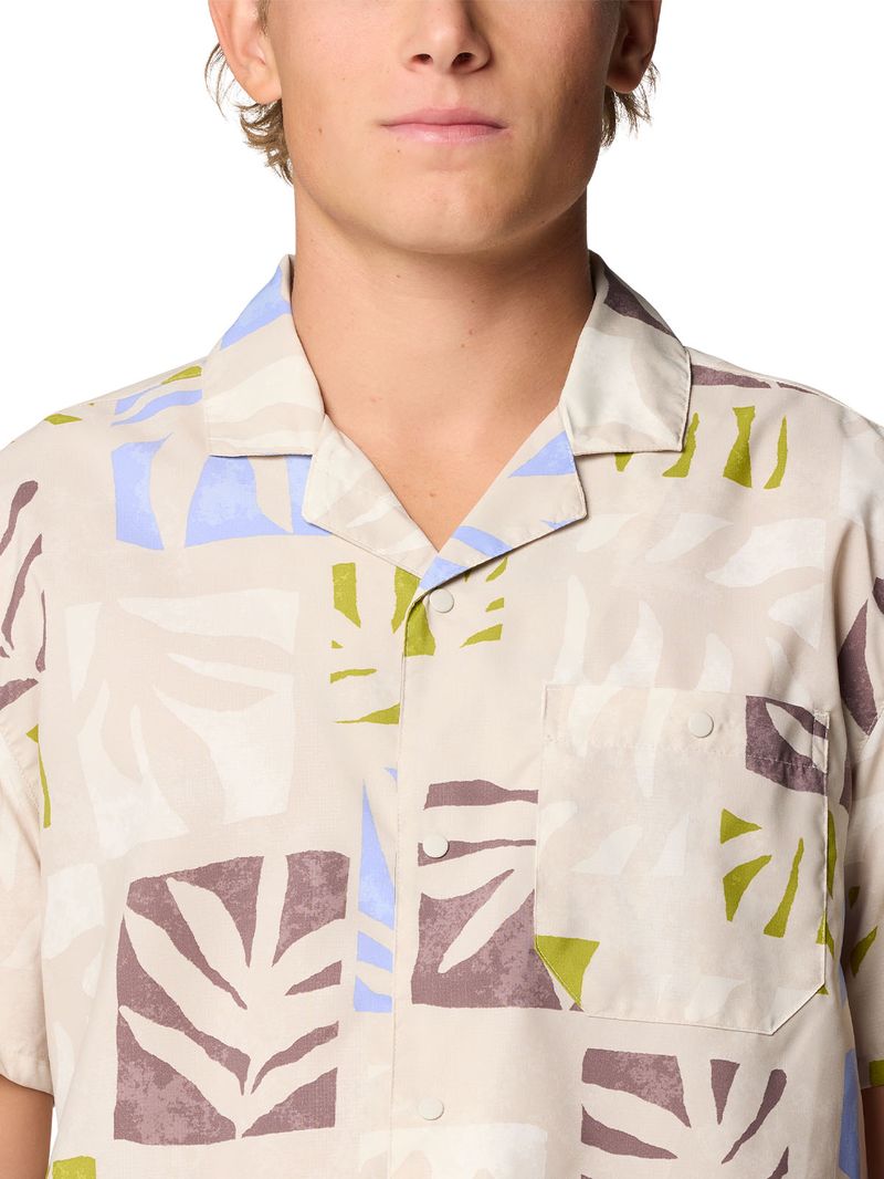 Camisa Manga Corta Trail Sender Gris Mountain Hardwear